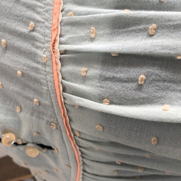 Jouvoich-Hawk Mint Colored Blouse - Picture 6 of 8